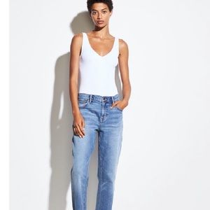 COPY - VINCE white bodysuit tank top xs